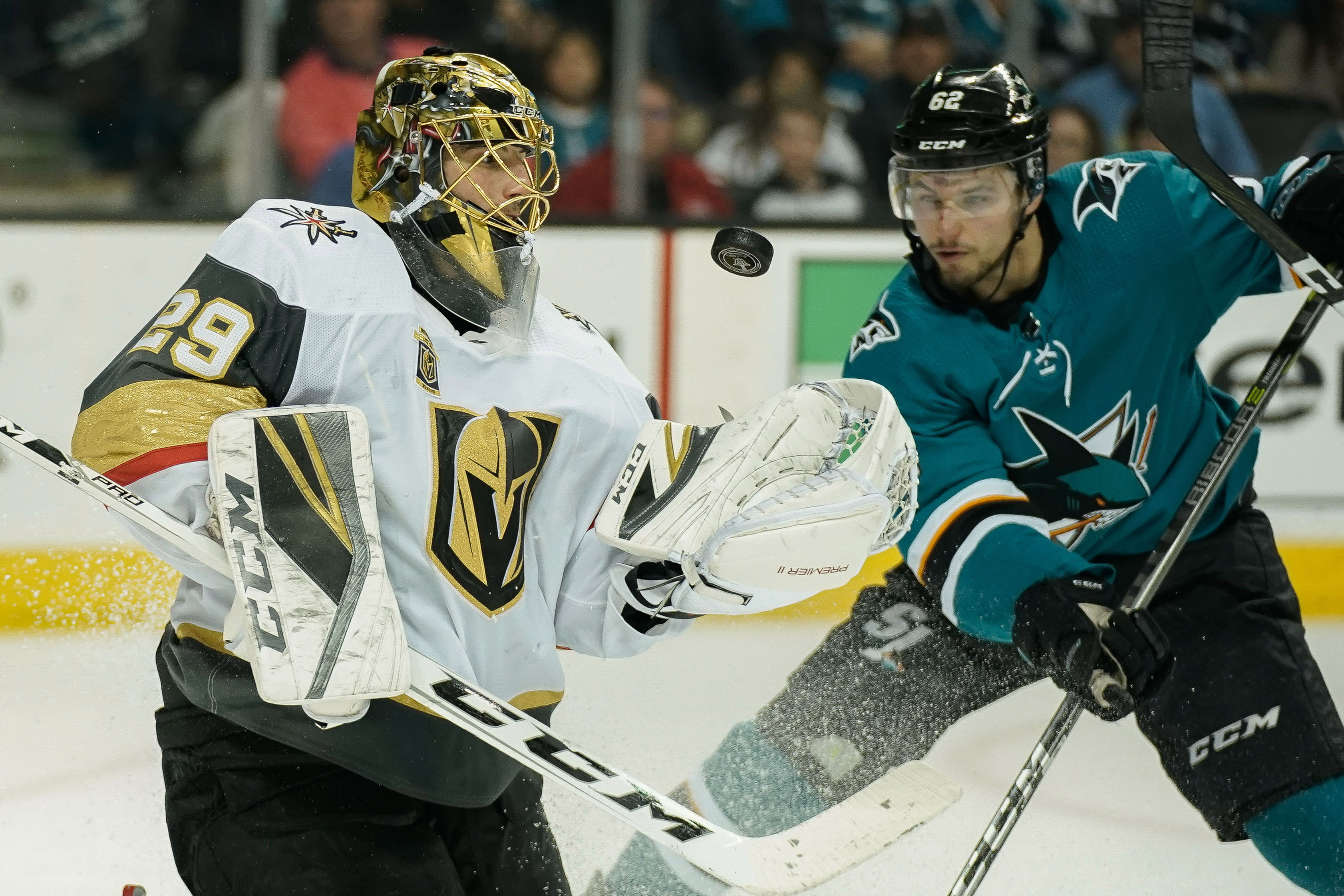 Marc-Andre Fleury has led the surprising Golden Knights into the NHL's Final Four.