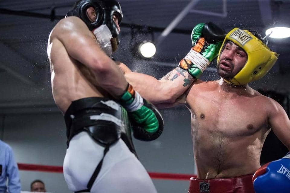Conor McGregor boxing sparring
